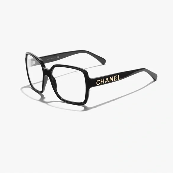 CHANEL Black and Gold Glasses (Authentic) - Picture 1 of 10